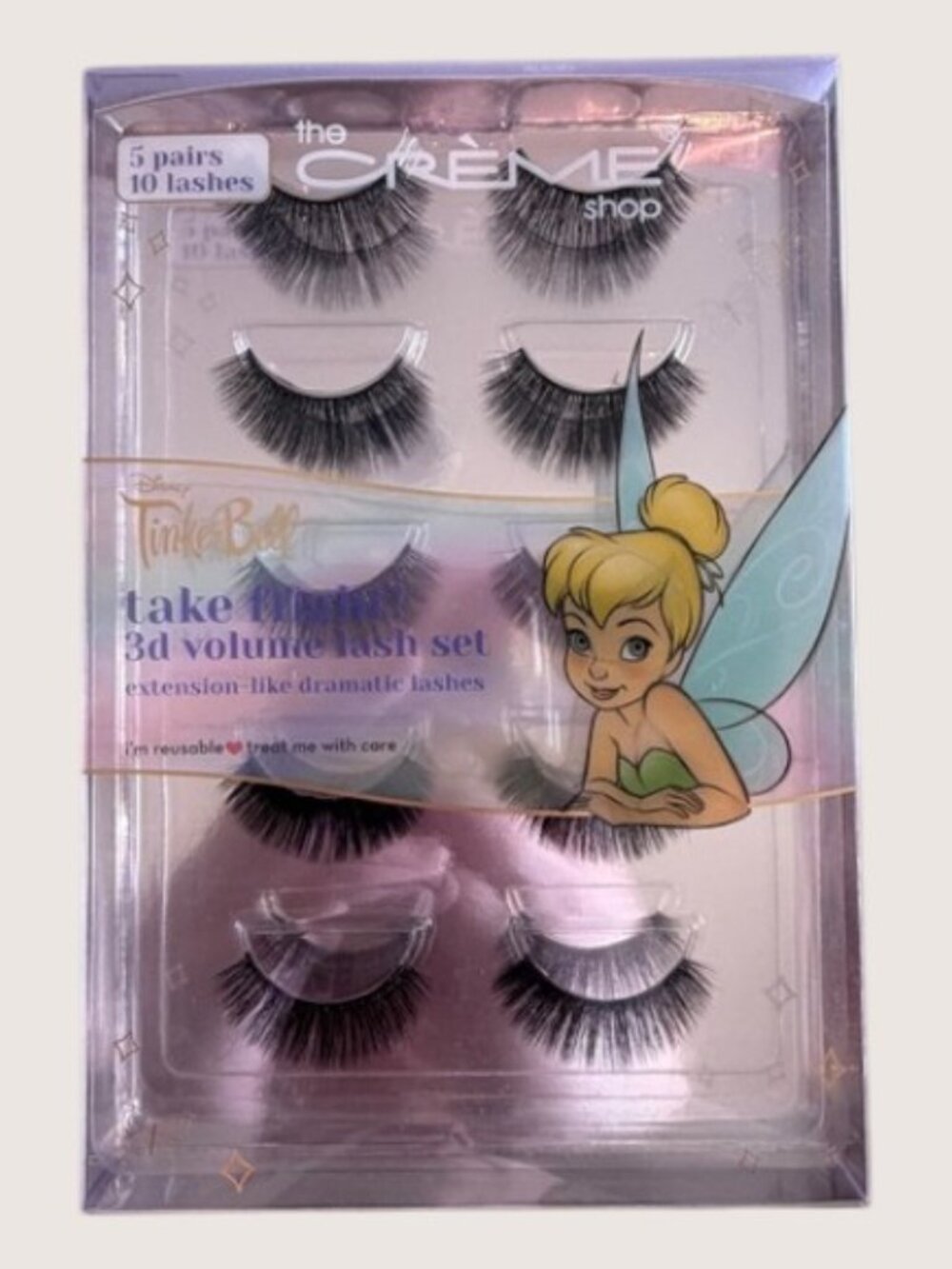 The Creme Shop x Disney‎ Tinker Bell Take Flight 3D Volume Lash Set 5 Pairs